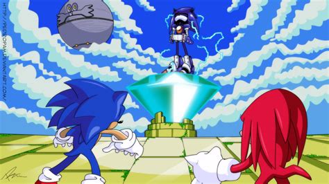 Mecha Sonic Boss Battle By Pedropam On Deviantart