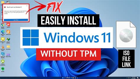 Windows 11 Official Iso File Is Here Setup Windows 11 Without Tpm