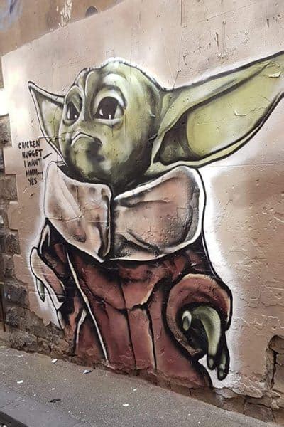 Baby Yoda Graffiti - More Than Thursdays