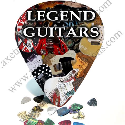 Legend Guitars Giant Guitar Pick Wall Art