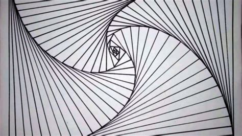 Como Dibujar Ilusión Espiral 1 Muy Fácil Aprendiendo A Dibujar