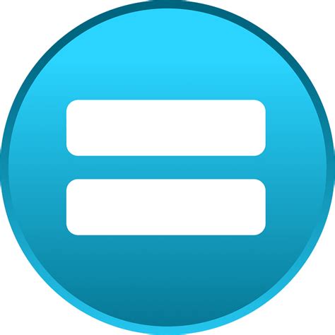 Equals Icon Free Download Transparent Png Creazilla