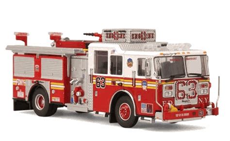 See more ideas about fire trucks, fdny, trucks. Code 3 FDNY ENGINE 63 MARAUDER II (13063) (With images ...