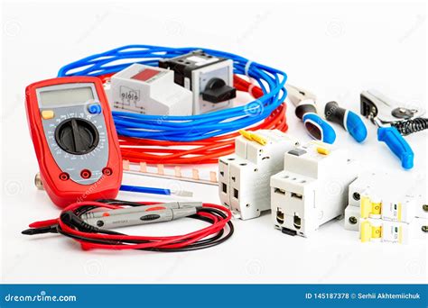 A Set Of Accessories For The Installation Of Electrical Wiring Homes