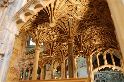 This Elaborate Gothic Fan Vaulting Dates From The 15th Century An