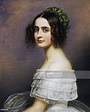 Portrait of Alexandra Amalie of Bavaria , daughter of Ludwig I of ...