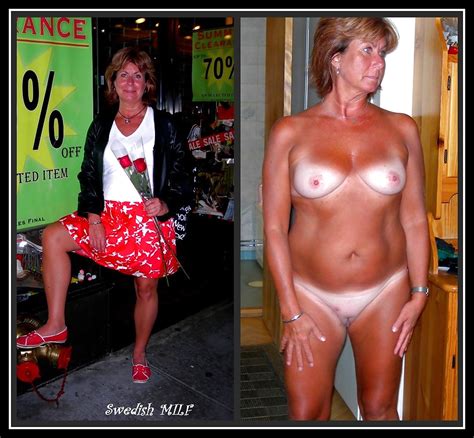 Swedish Milf Dressed Undressed 9 Pics