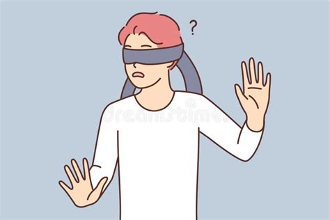 Boy Blindfolded Stock Illustrations 61 Boy Blindfolded Stock