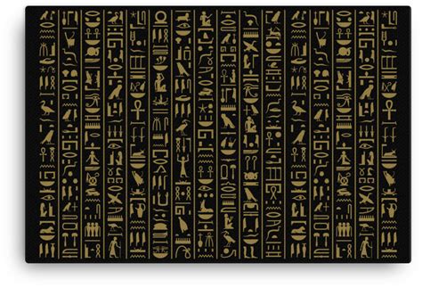 Ancient Egyptian Hieroglyphs Canvas X Free Transparent Png