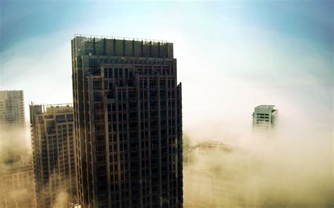 Wallpaper Sunlight City Cityscape Building Reflection Sky