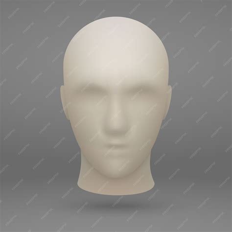 Premium Vector 3d Mannequin Head