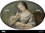 . English: Portrait of Jeanne Agnès Berthelot de Pléneuf, marquise de ...