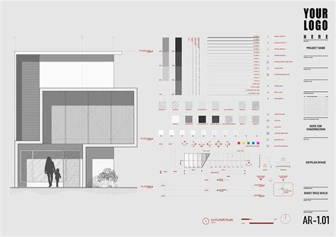 Autocad Template Architecture Drawing Autocad Layout