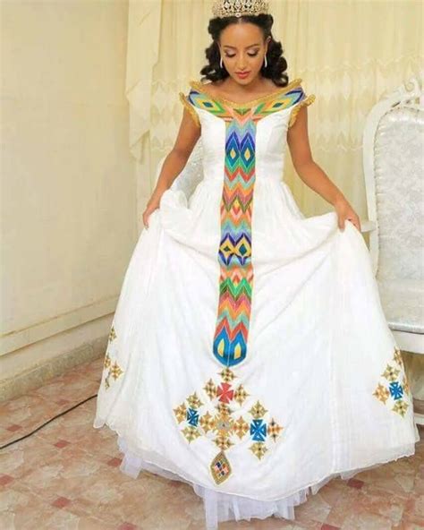 Experience Ethiopian Culture Find Habesha Kemis Online Ethiopian Dress Traditional Dresses