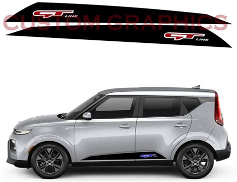 Line Graphic Sticker Compatible With Kia Soul Soul Sticker Etsy