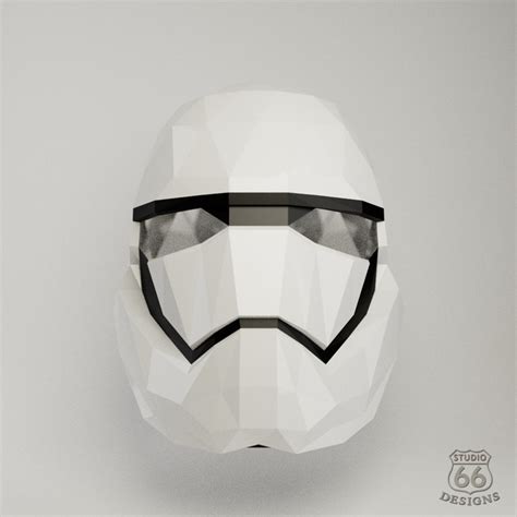 Star Wars Stormtrooper Papercraft Stormtrooper Helmet