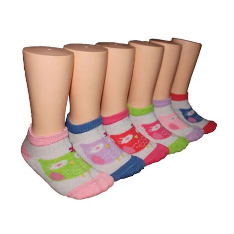 Units Of Girls Owl Print Low Cut Ankle Socks Girls Ankle Sock