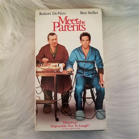 Meet The Parents Vhs 2001 Robert De Niro Ben Stiller Meeting The