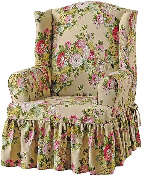 Sure Fit Juliet By Waverly Wing Chair Slipcover Bliss Review