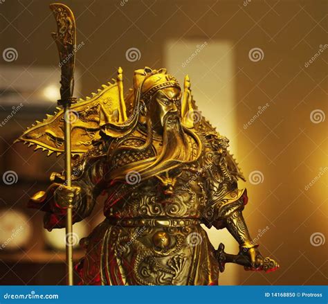 Kuan Kung The Chinese God Of War And Prosperity Stock Photography