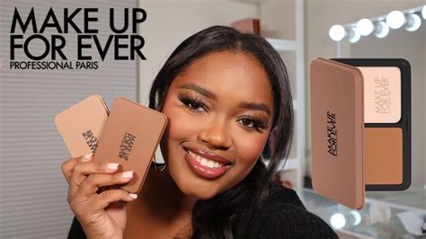 Trying The New Makeup Forever Hd Skin Powder Foundation 2 Shades Youtube