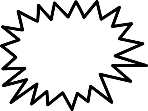 Starburst Outline Clip Art At Vector Clip Art 2 Gclip