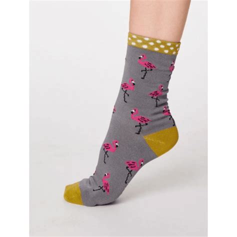 Thought Womens Rosa Bamboo Socks In Pebble Greyparkinsons Lifestyle