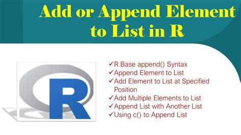 Add Or Append Element To List In R Spark By Examples