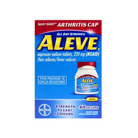Aleve Arthritis Caps 50ct Jollys Pharmacy Online Store