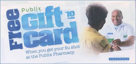 Certain information pertaining to your use of the card will be shared with gilead, the sponsor of the card, and its affiliates. $10 Publix Gift Card With Flu Shot