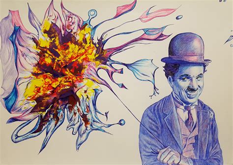 Charlie Chaplin Pintura Por Alfredo Pacilio Artmajeur