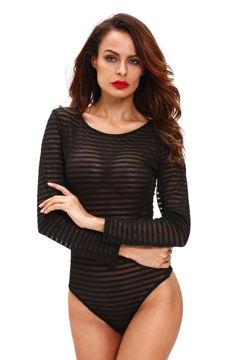 Leave Them Speechless And Make A Statement In This Sheer Bodysuit If You Dislike Bodysuit In