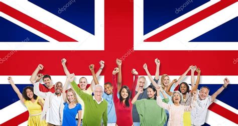 People With British Flag — Stock Photo © Rawpixel 52466607