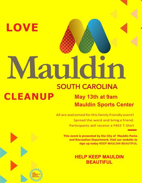 Mauldin Clean Up Day City Of Mauldin