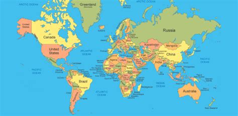 World Map Test Quiz Exam Proprofs Quiz