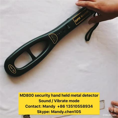 Md800 Esh 10 Terascan Mini Hand Held Metal Detector 3d Body Scanner