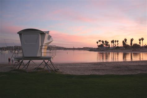 Bonita Cove Park On Mission Bay San Diego Ca California Beaches