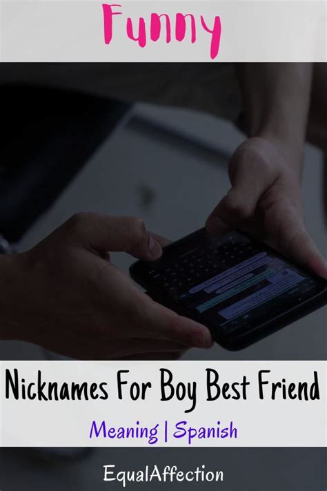 110 Funny Nicknames For Boy Best Friend With Meaning Spanish