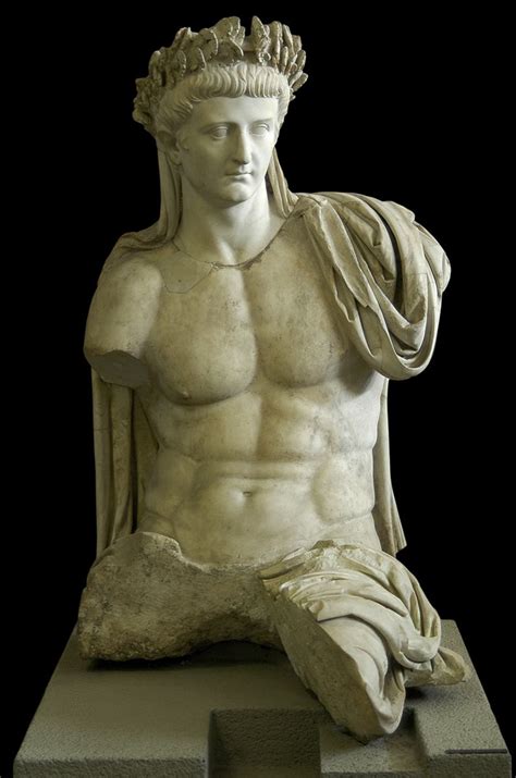 The Seated Statue Of Tiberius As Jupiter Capitolinus Rome Vatican