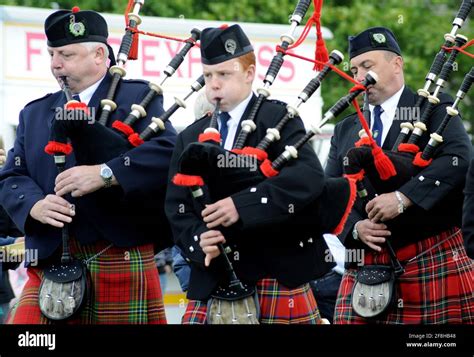 Pipe Bandhighland Games Stock Photo Alamy