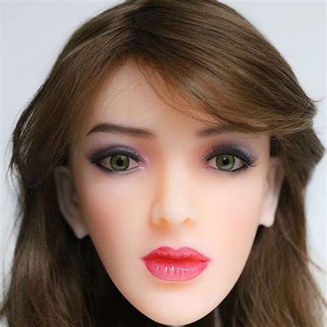 2017 newest top quality head 23 big doll s head natural skin sex doll head for silicone sex