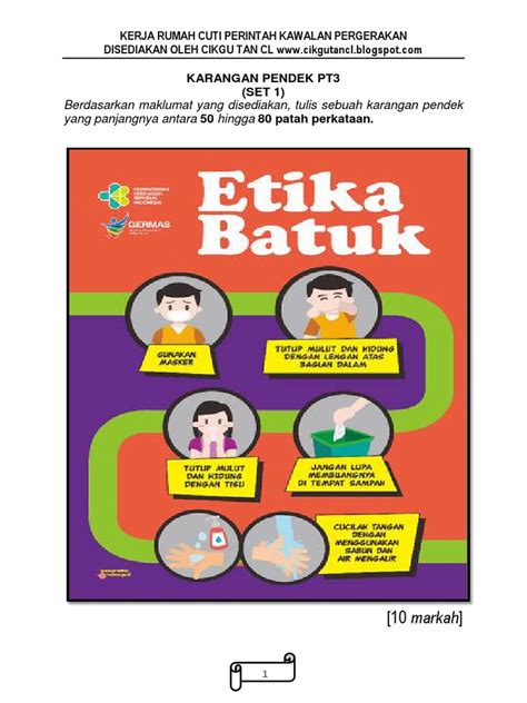 Contoh soalan karangan pendek pt3 2019 resepi book r contoh karangan sukan ke arah perpaduan pt3 contoh karangan fakta pt3 terbaik bahasa melayu KARANGAN PENDEK PT3 - LATIHAN CUTI PERINTAH KAWALAN ...