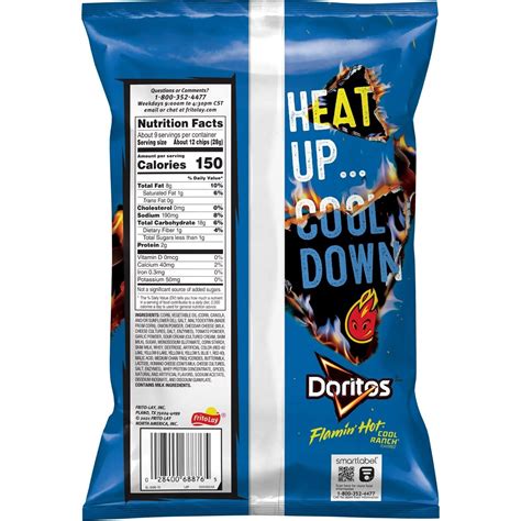 Doritos Flamin Hot Cool Ranch Flavored Tortilla Chips 925 Oz 4 Bags Ebay