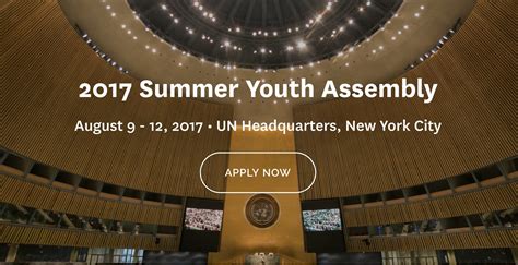 The world assembly of youth (way) is the international coordinating body of national youth councils and organisations. Summer Youth Assembly 2017 at UN Headquarters in New York ...