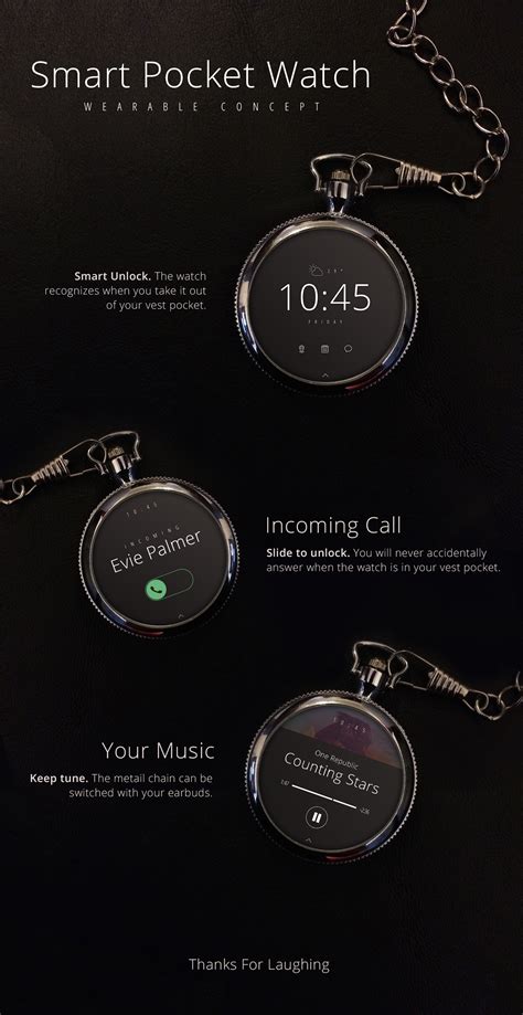 Pocket Smart Watch