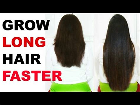 Hair grows only about a half inch per month. How to Make Your Hair Grow Faster - YouTube
