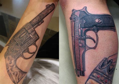 20 Awesome Gun Tattoo Designs Feed Inspiration