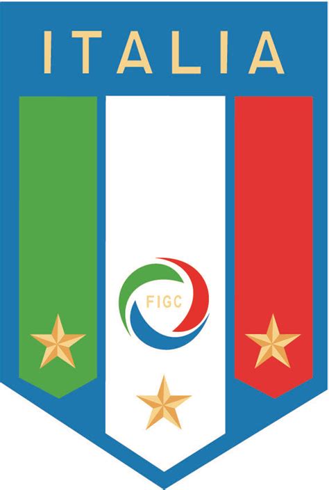 Italian Football Federation And Italy National Football Team Logo 2017