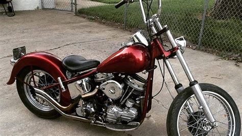 1955 Harley Davidson Fl Panhead Dennis Kirk Garage Build