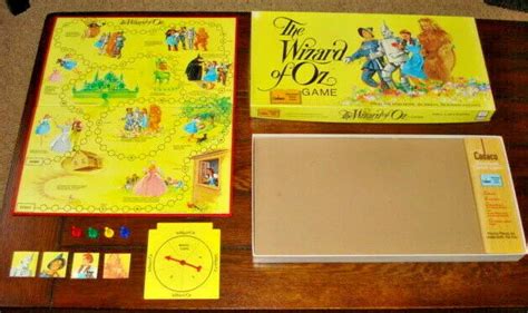 Vintage 1974 The Wizard Of Oz Board Game By Cadaco Complete From The